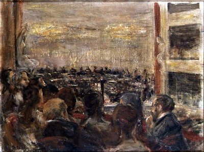オペラハウスにて 作： Max Liebermann