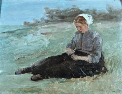砂丘の上 作： Max Liebermann