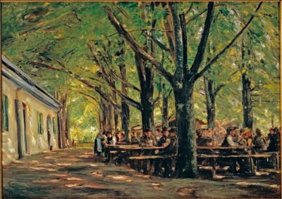 ブランネンブルクのビアガーデン 作： Max Liebermann