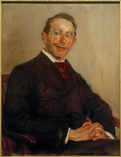 博士の肖像マックス・リンデ 作： Max Liebermann