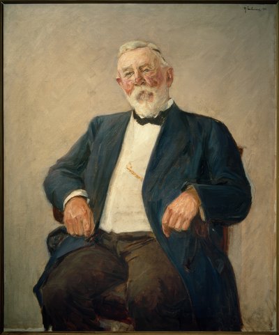 フリードリヒ・キューントの肖像 作： Max Liebermann