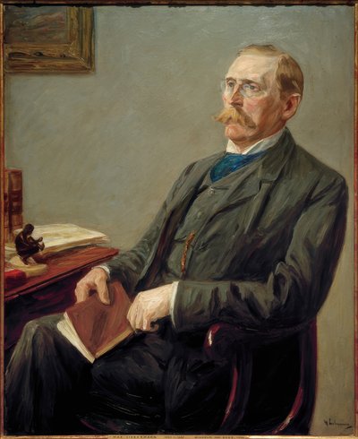 ポートレートディレクタージェネラル博士Wihelm Bode 作： Max Liebermann