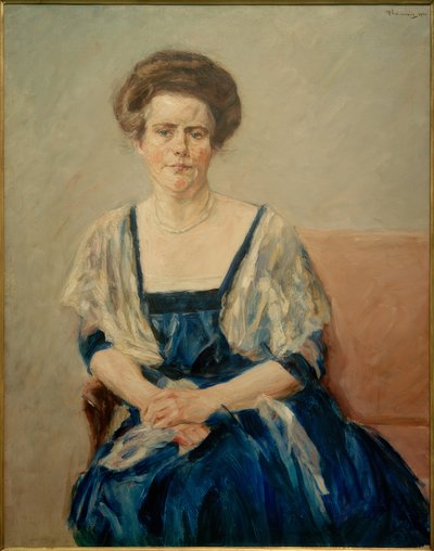 マリア・ニューマンの肖像 作： Max Liebermann