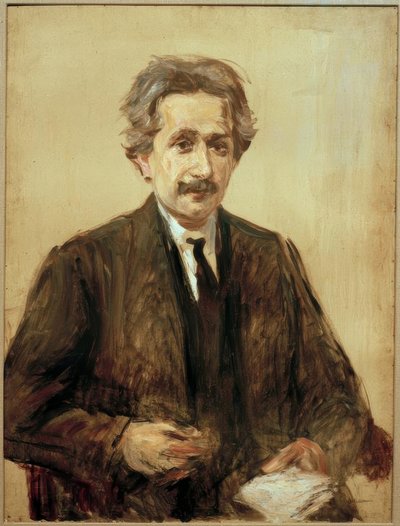 アルバートアインシュタイン教授の肖像 作： Max Liebermann