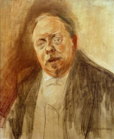 アルフレッド・フォン・バーガー男爵の肖像研究 作： Max Liebermann