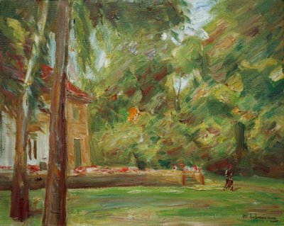 白樺の路地から北西への眺め 作： Max Liebermann