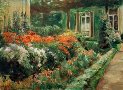 庭の花は東に流された 作： Max Liebermann