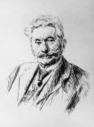 カールレギャン、リーバーマンのエッチング 作： Max Liebermann