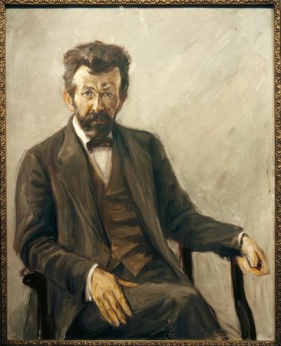 詩人リチャード・デメル 作： Max Liebermann