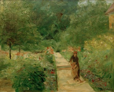 ゲストの途中、西にあるヴァンゼーの家庭菜園 作： Max Liebermann