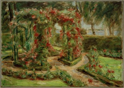 ヴァンゼーのバラ園 作： Max Liebermann