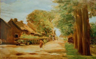 ラーレンの村の通り 作： Max Liebermann