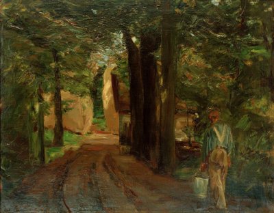 ホームステッドへの入り口-農場への入り口 作： Max Liebermann