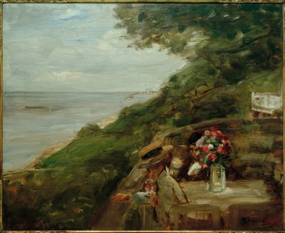 Elbblick-Elbeのテラス-Restaurant Jacob 作： Max Liebermann