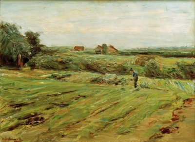 収穫畑-キャベツ畑（？） 作： Max Liebermann