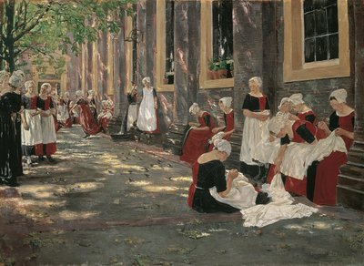 アムステルダム孤児院の無料期間 作： Max Liebermann