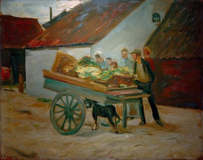 野菜カート-犬用カート 作： Max Liebermann