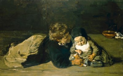 兄弟姉妹 作： Max Liebermann