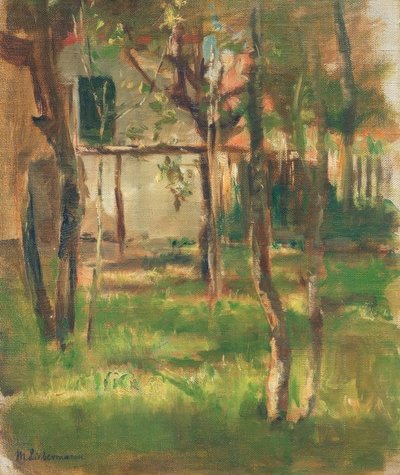 庭のある家 作： Max Liebermann