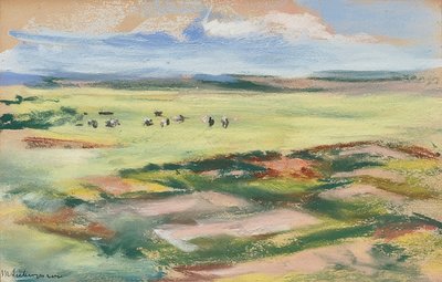 砂丘の後ろ 作： Max Liebermann