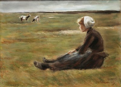 フィールドで、c1890。 作： Max Liebermann