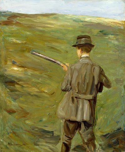 砂丘のハンター 作： Max Liebermann