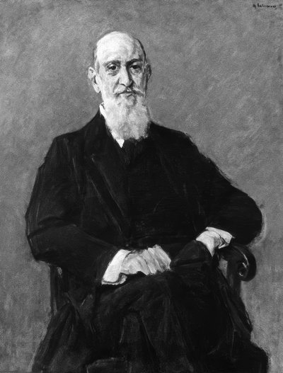 ジェームズ・イスラエル、ポートレート、ジェム・M・リーバーマン 作： Max Liebermann