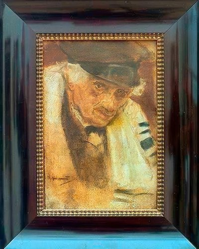 祈りの外套のユダヤ人 作： Max Liebermann