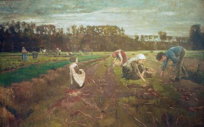 バルビゾンのカルトフェレンテ 作： Max Liebermann
