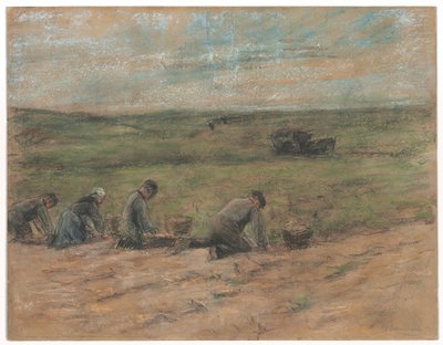 ザントフォールトのジャガイモ掘り師、1894 作： Max Liebermann