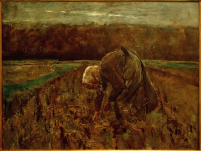 ポテトコレクター 作： Max Liebermann