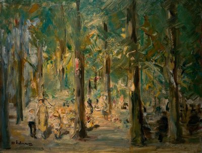 ティーアガルテンの子供の遊び場 作： Max Liebermann