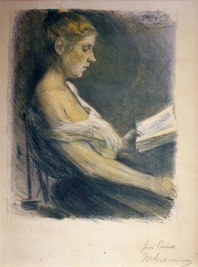読書する少女 作： Max Liebermann