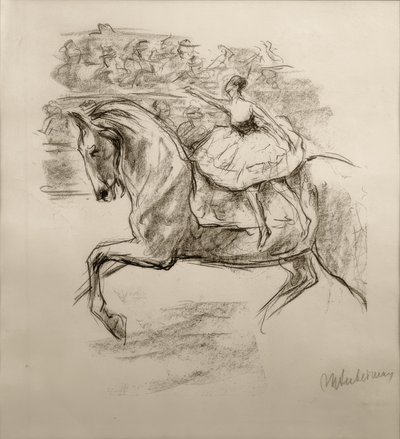 M.リーバーマン、サーカスのライダー 作： Max Liebermann