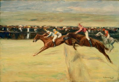 カッシーネンでの競馬 作： Max Liebermann