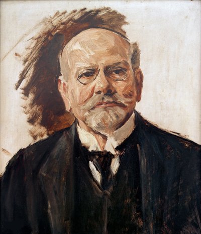 エミル・モリッツ・ラテナウの肖像1838-1915、1907。 作： Max Liebermann