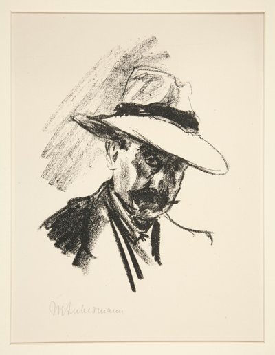 Walter Haseneleverの肖像 作： Max Liebermann