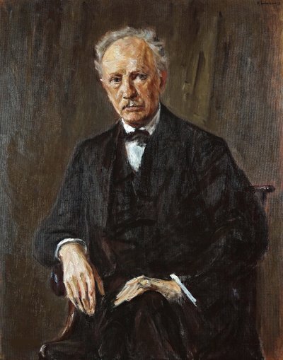 作曲家リチャードゲオルクシュトラウス1864-1949、1918の肖像。 作： Max Liebermann