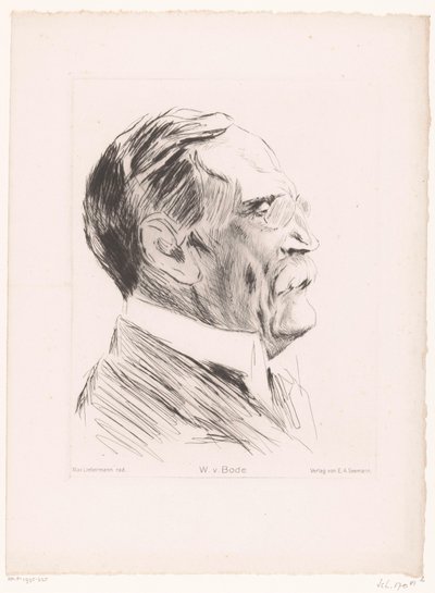 ヴィルヘルム・フォン・ボーデの肖像 W.v.Bode (オブジェクトのタイトル) 作： Max Liebermann