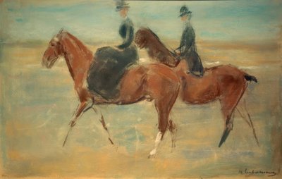 海沿いのライダー 作： Max Liebermann