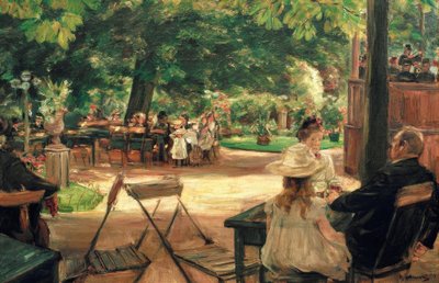 レストランガーデン 作： Max Liebermann
