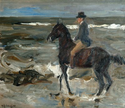ビーチでのライダー 作： Max Liebermann