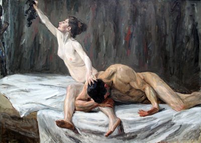 サムソンとデリラ 作： Max Liebermann
