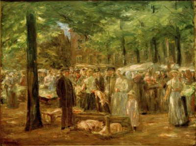 ハールレムの豚市場 作： Max Liebermann