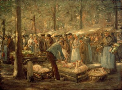 ハールレムの豚市場 作： Max Liebermann