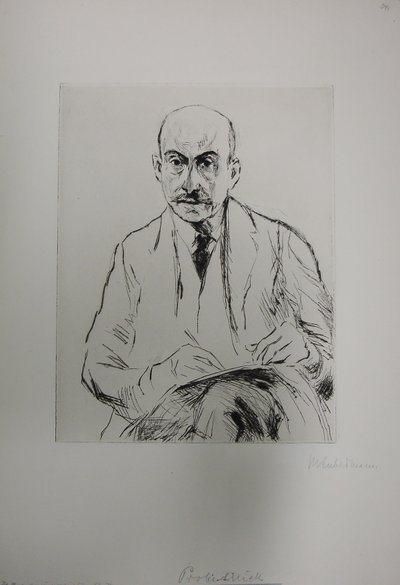 70歳の自画像 作： Max Liebermann