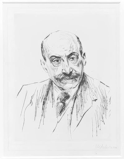 自画像 作： Max Liebermann