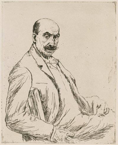 自画像 作： Max Liebermann