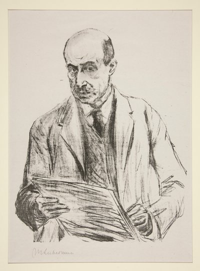 自画像 作： Max Liebermann