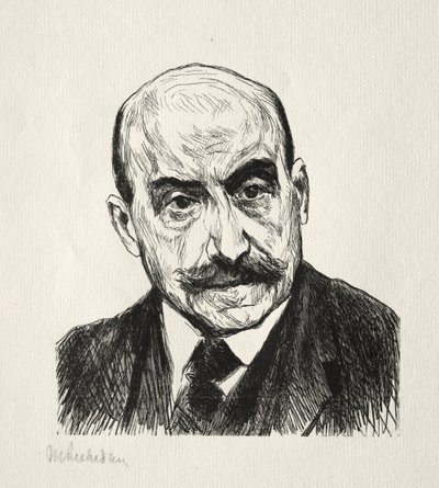 自画像。 作： Max Liebermann
